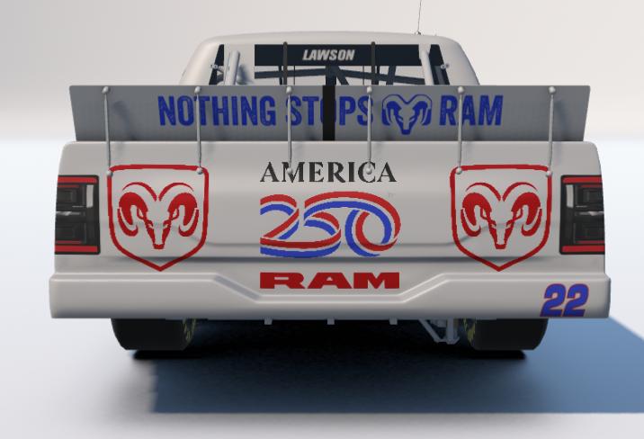 Preview of Dodge Ram Trucks "America 250" Official Sponsor NASCAR TRUCK RAM by Ronald Lawson2