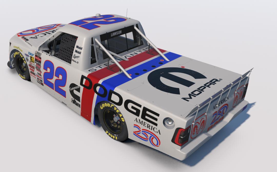 Preview of Dodge Ram Trucks "America 250" Official Sponsor NASCAR TRUCK RAM by Ronald Lawson2