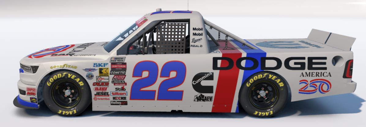 Preview of Dodge Ram Trucks "America 250" Official Sponsor NASCAR TRUCK RAM by Ronald Lawson2