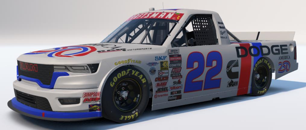 Preview of Dodge Ram Trucks "America 250" Official Sponsor NASCAR TRUCK RAM by Ronald Lawson2