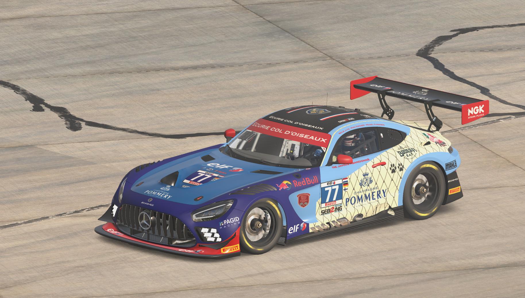 Preview of Ecurie Col dOiseaux AMG GT3 2026 Sebring edition by Mike Riedner