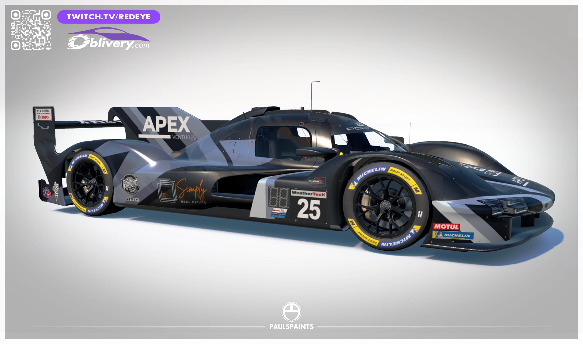 Preview of 2026 Apex Official Livery Porsche 963 GTP by Paul R Chaloner