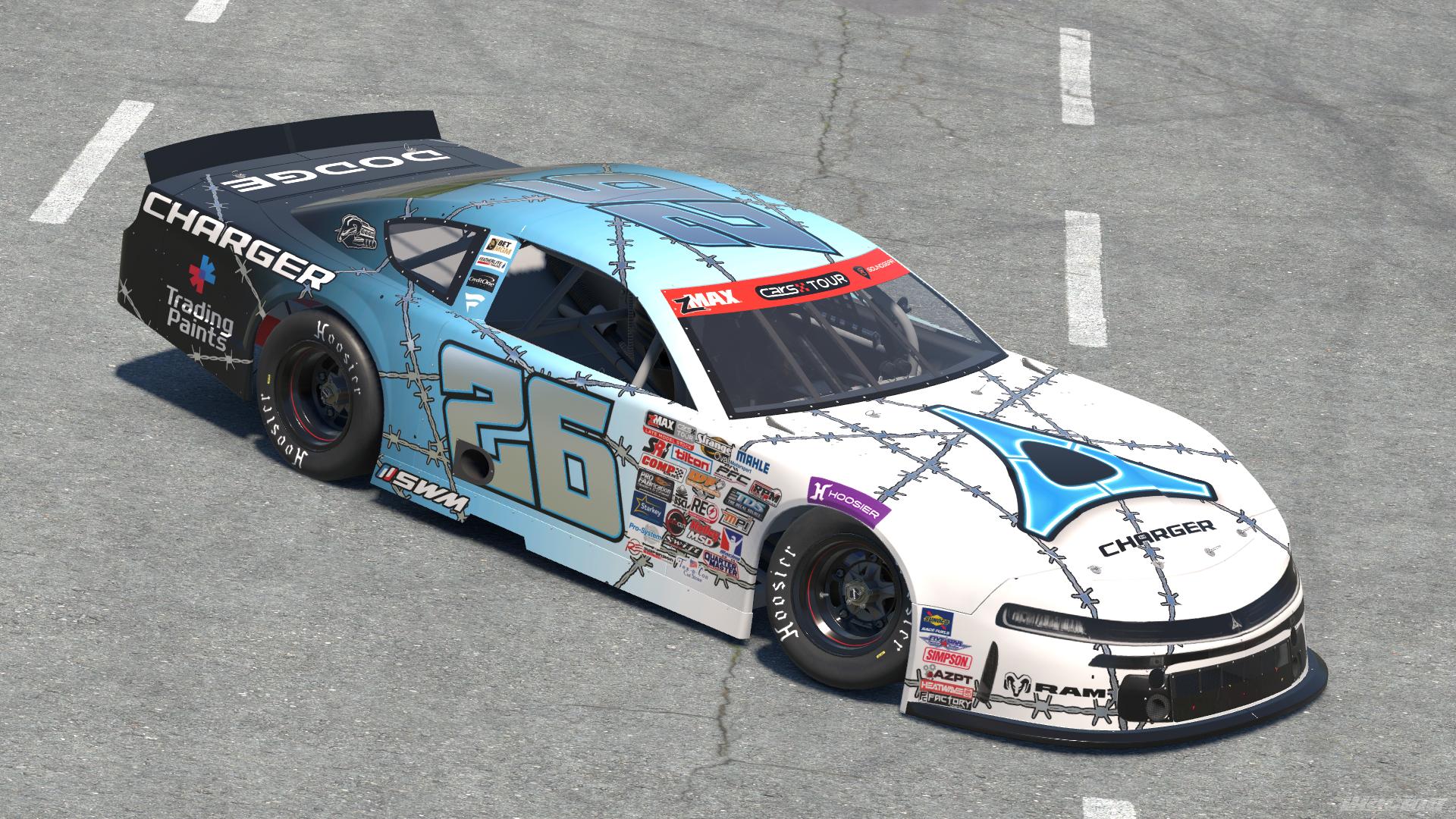 Preview of 2026 Dodge Charger Mopar Theme sim stamped number by James Janik
