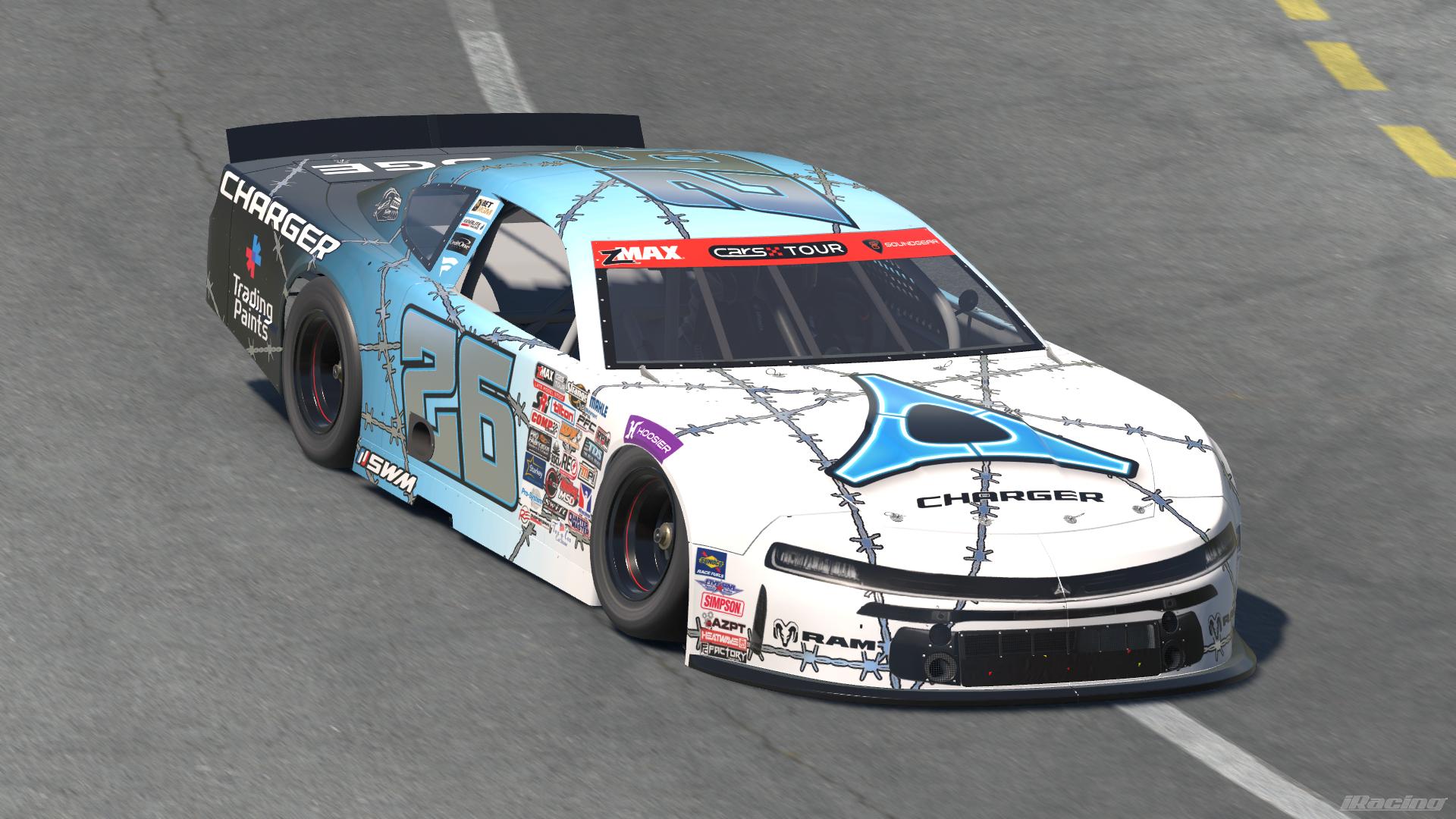 Preview of 2026 Dodge Charger Mopar Theme sim stamped number by James Janik