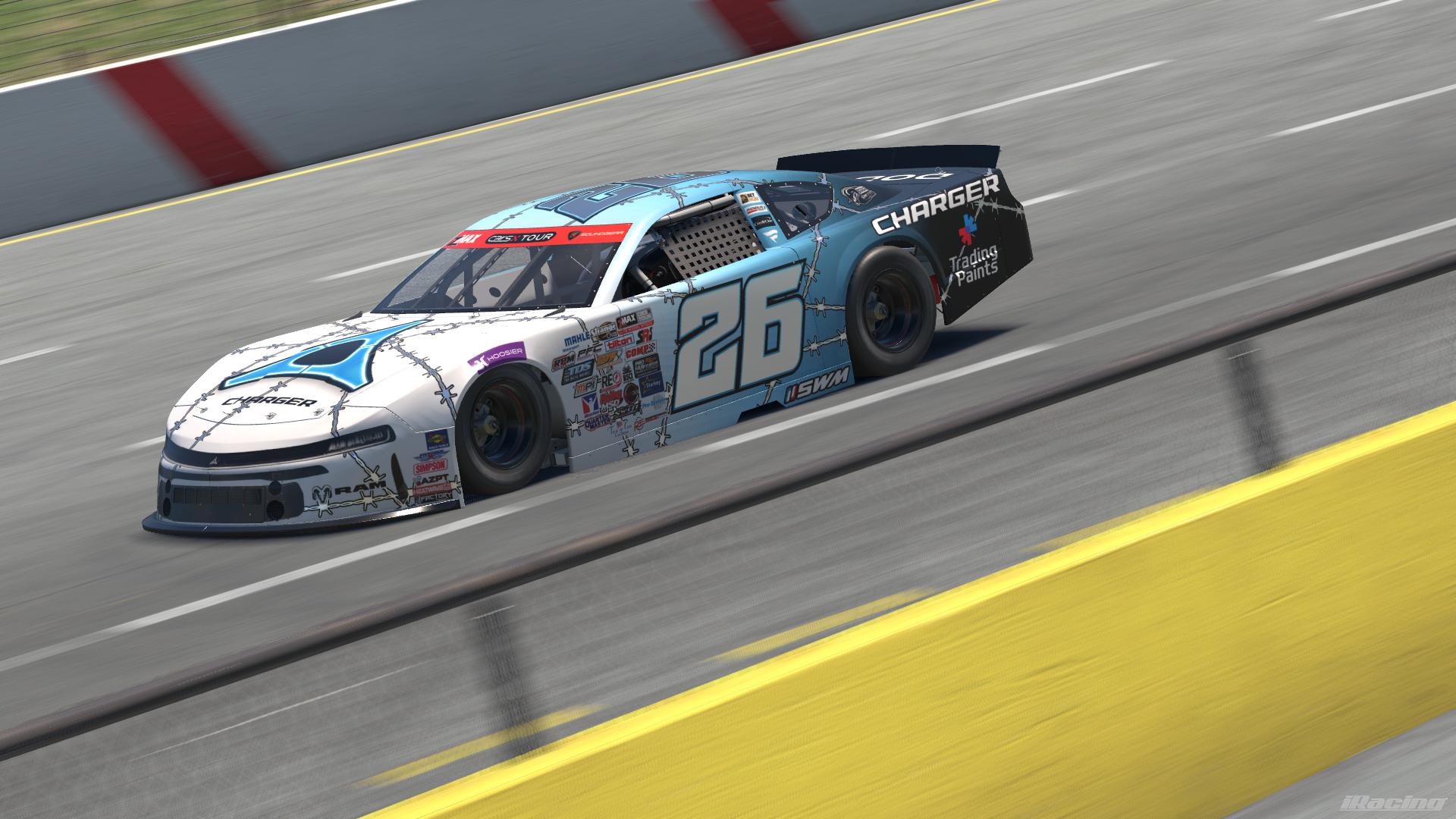 Preview of 2026 Dodge Charger Mopar Theme sim stamped number by James Janik