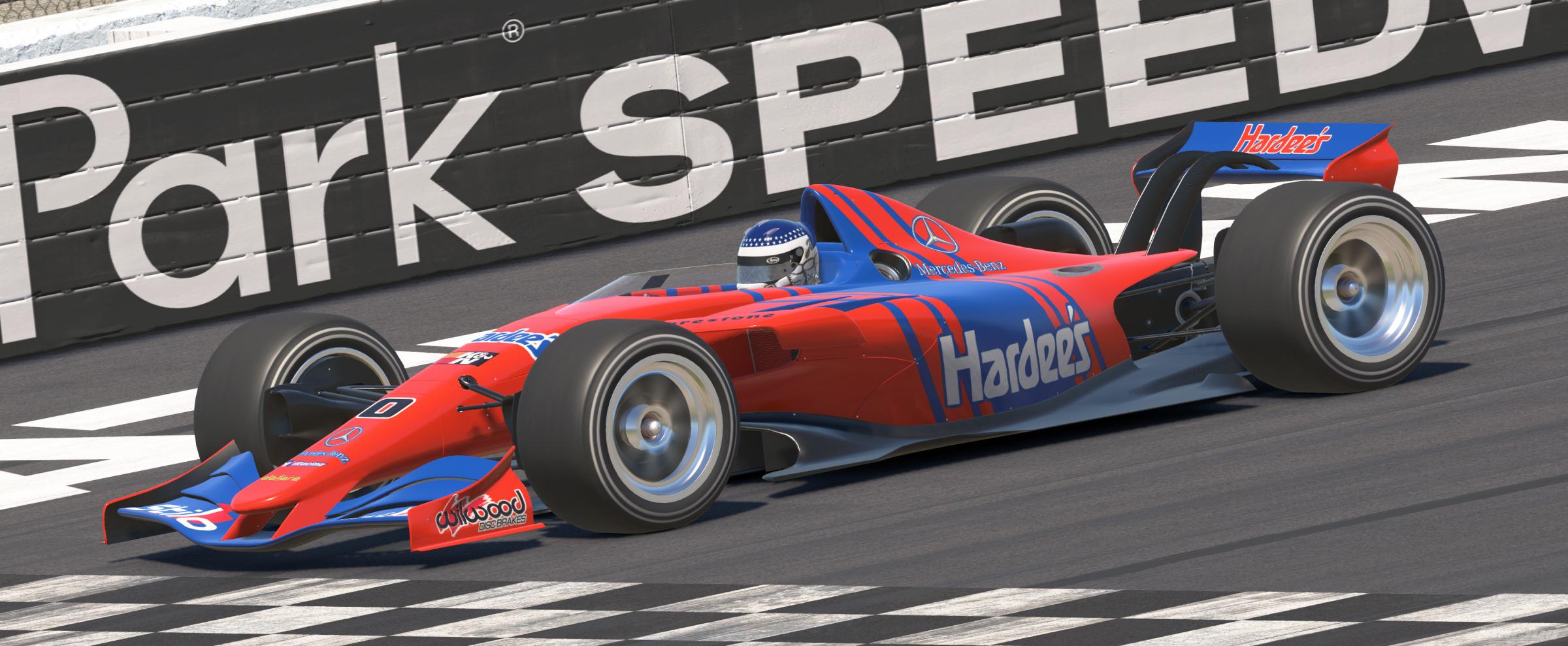 Preview of Dallara IR01 Hardees iRacing# by Ryan Edwards