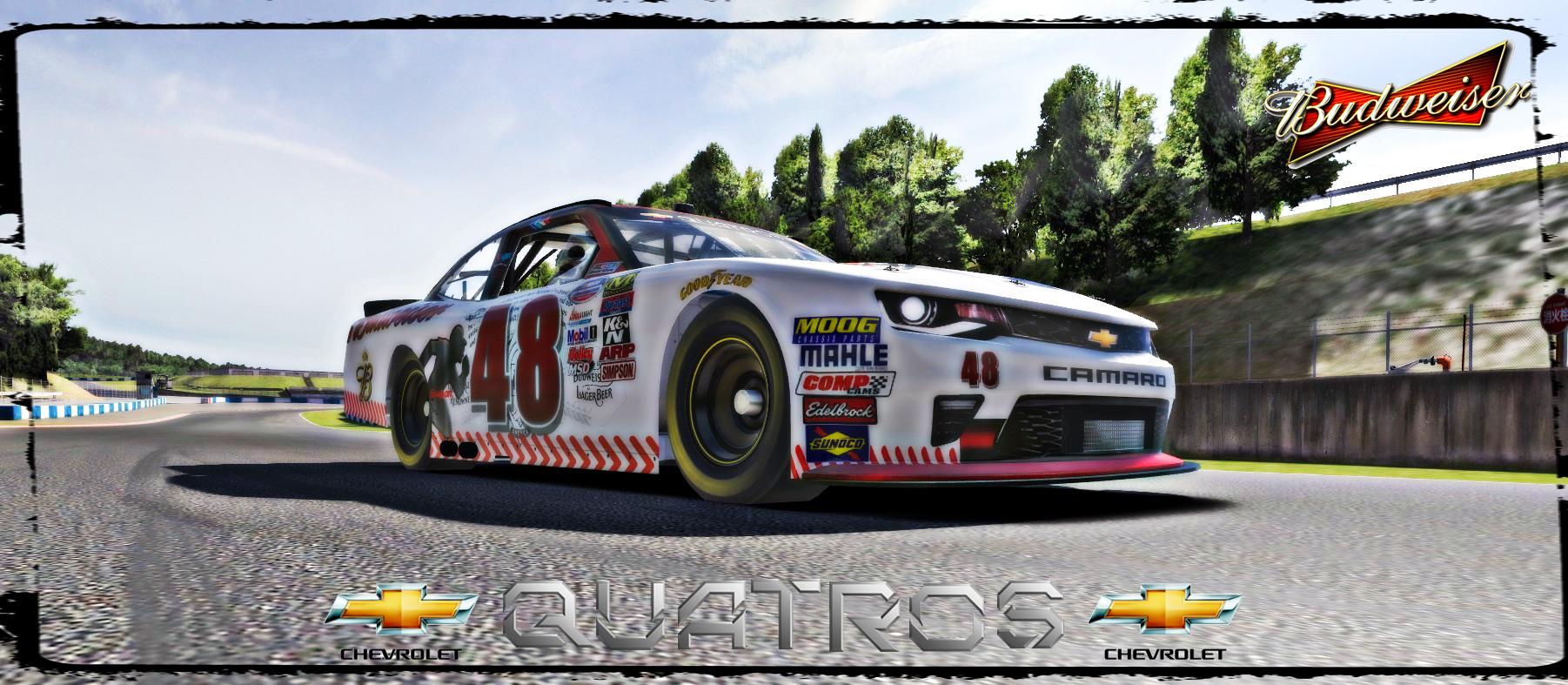 Preview of Budweiser MLB All-Star Game Xfinity Chevy Camaro Retro Paint Scheme by Jose M.