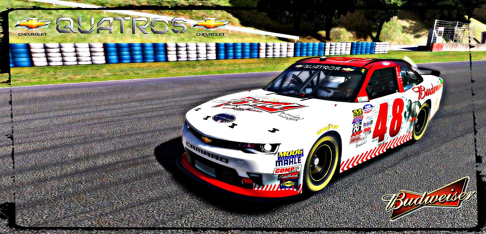 Preview of Budweiser MLB All-Star Game Xfinity Chevy Camaro Retro Paint Scheme by Jose M.