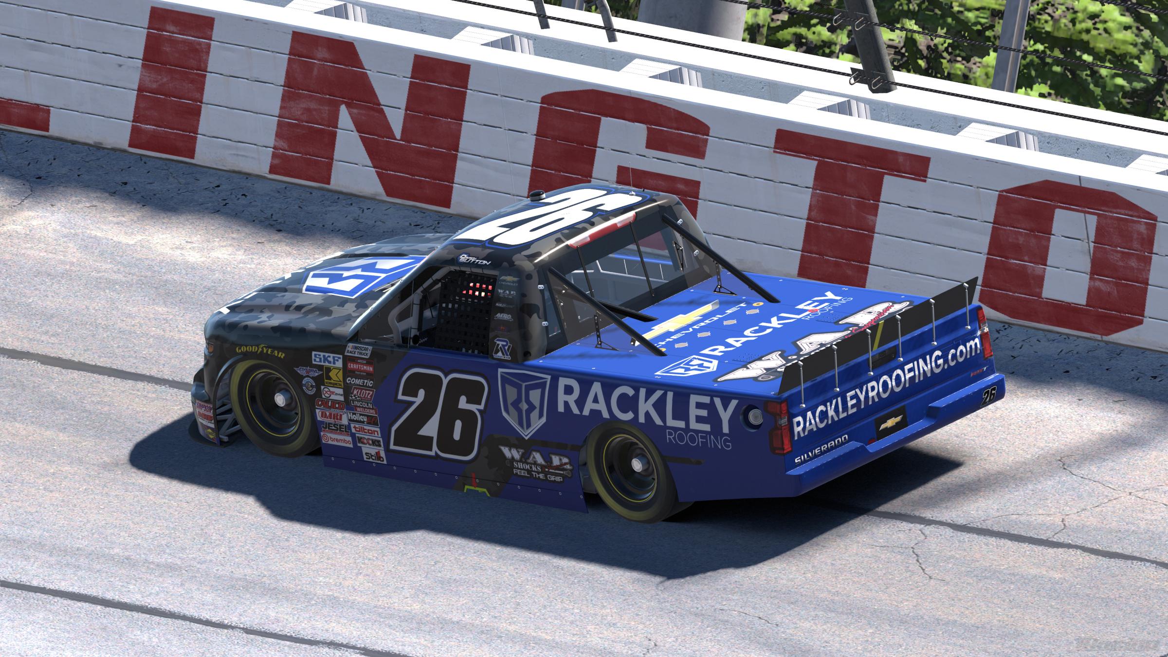 Preview of Dawson Sutton #26 Rackley Roofing Silverado - Custom Number by Landon Rock