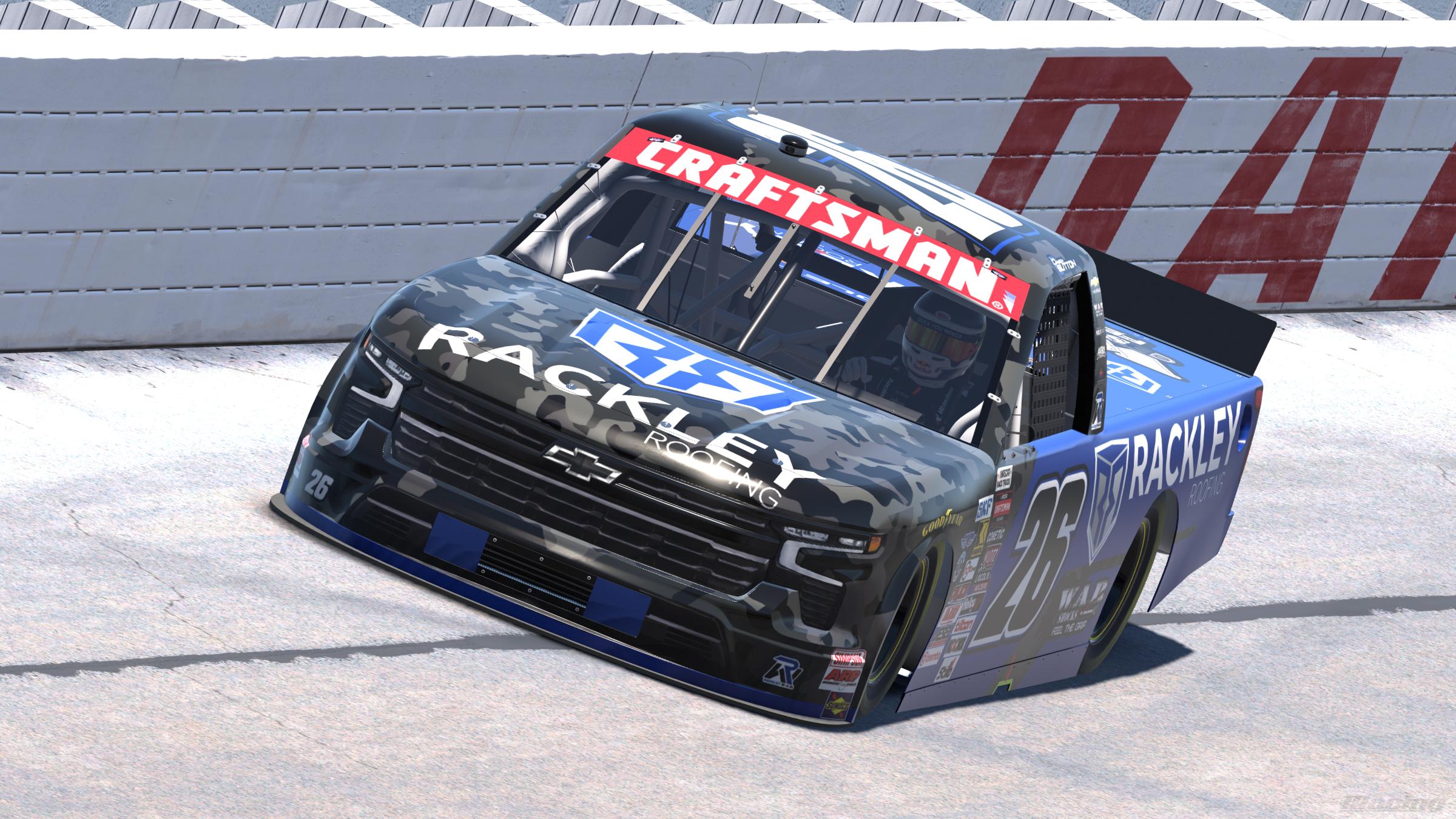 Preview of Dawson Sutton #26 Rackley Roofing Silverado - Custom Number by Landon Rock