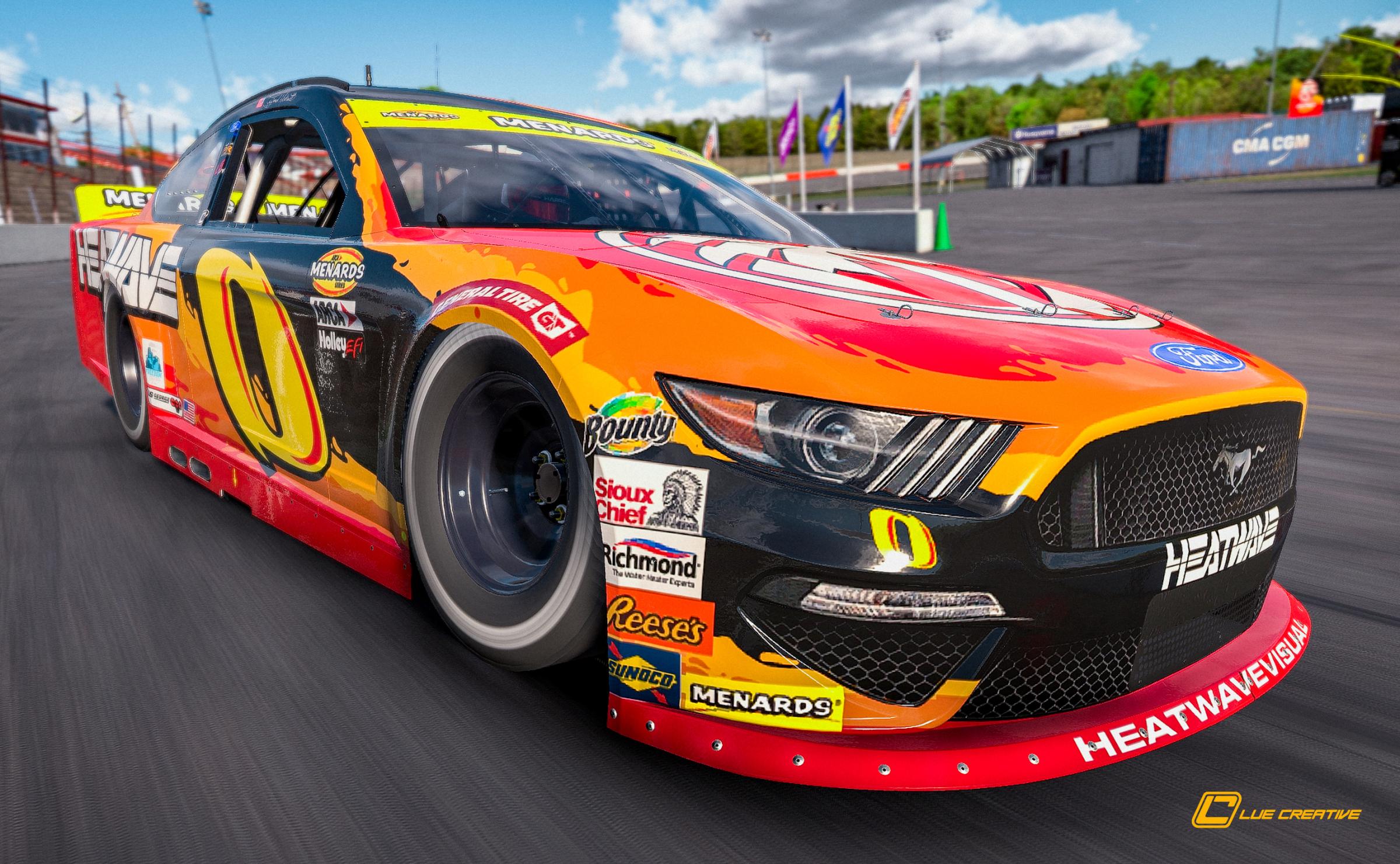 Preview of LS George HEATWAVE #0 Ford Mustang - Squirrel McNutt  by Harris Lue