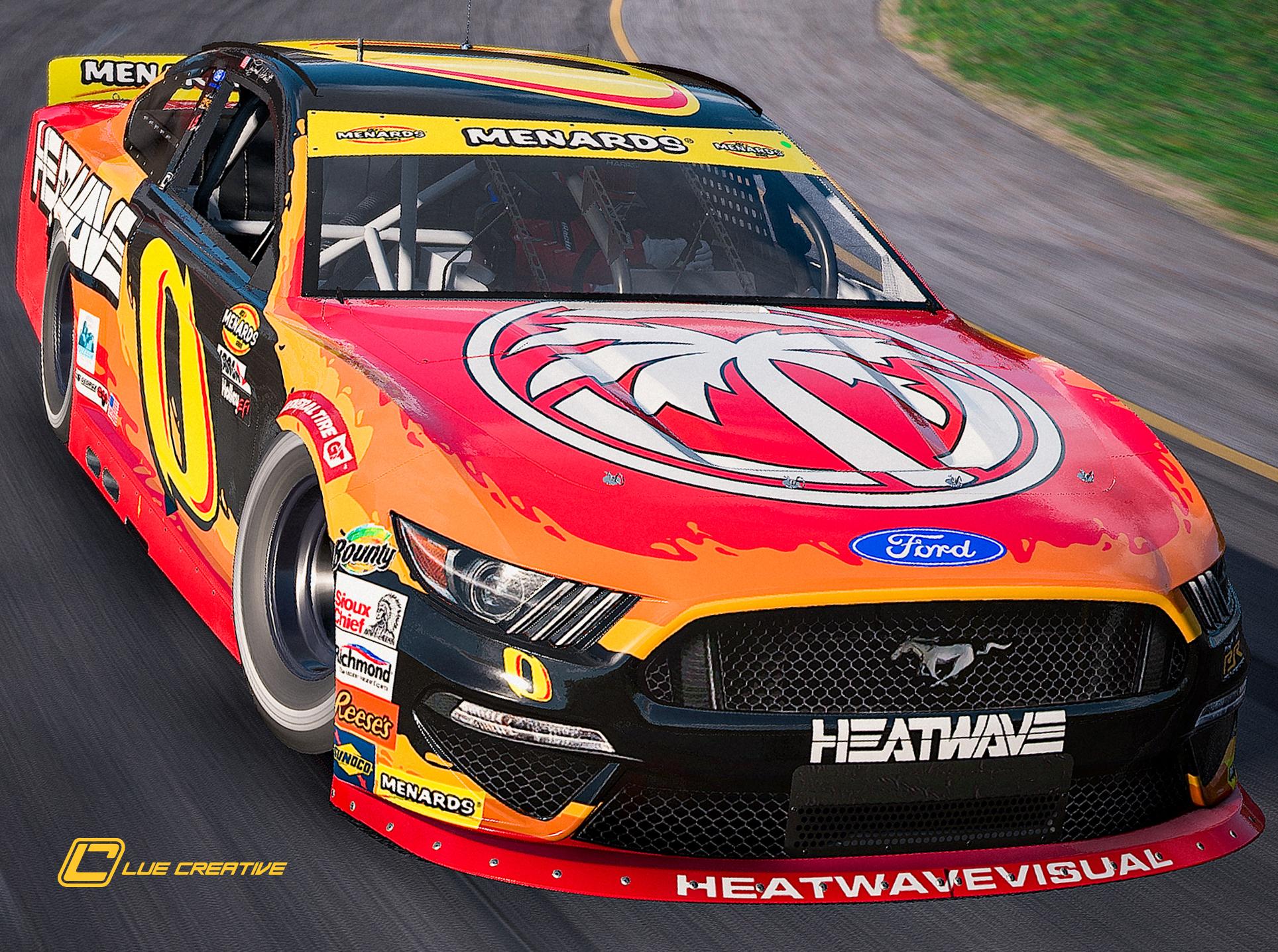 Preview of LS George HEATWAVE #0 Ford Mustang - Squirrel McNutt  by Harris Lue
