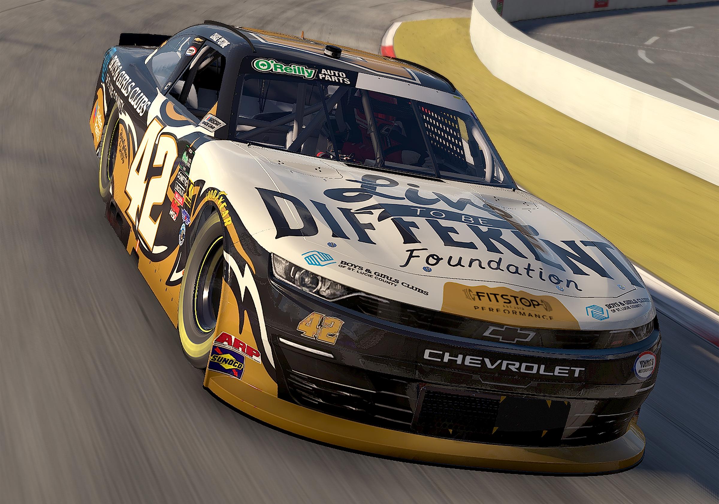 Preview of #42 Brad Perez - Live To Be Different/Bubba Wallace Speed Shop by Harris Lue