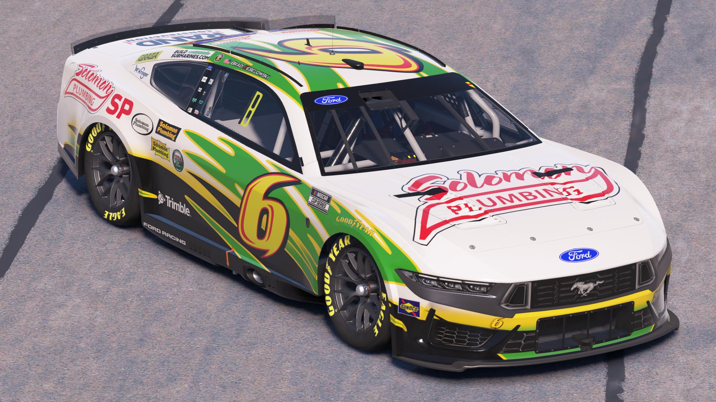 Preview of Brad Keselowski RFK Racing Solomon Plumbing Biffle Throwback by Mick J.