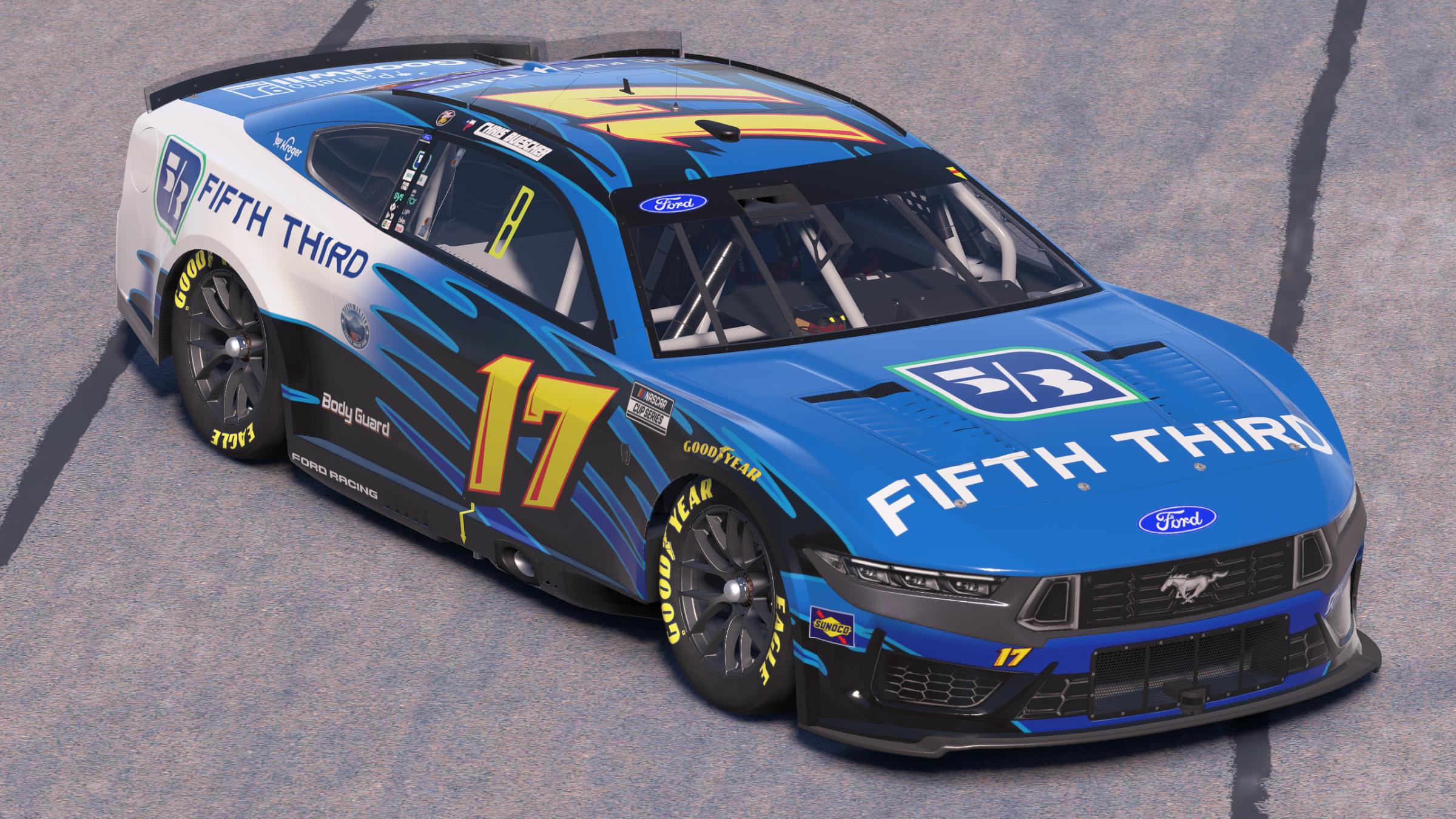 Preview of Chris Buescher RFK Racing Fifth Third Biffle Throwback by Mick J.