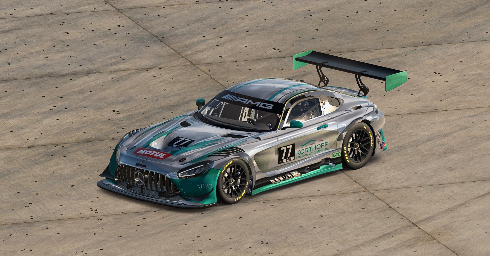 Preview of Korthoff silver Mercedes AMG GT3 2020 by Mike Riedner