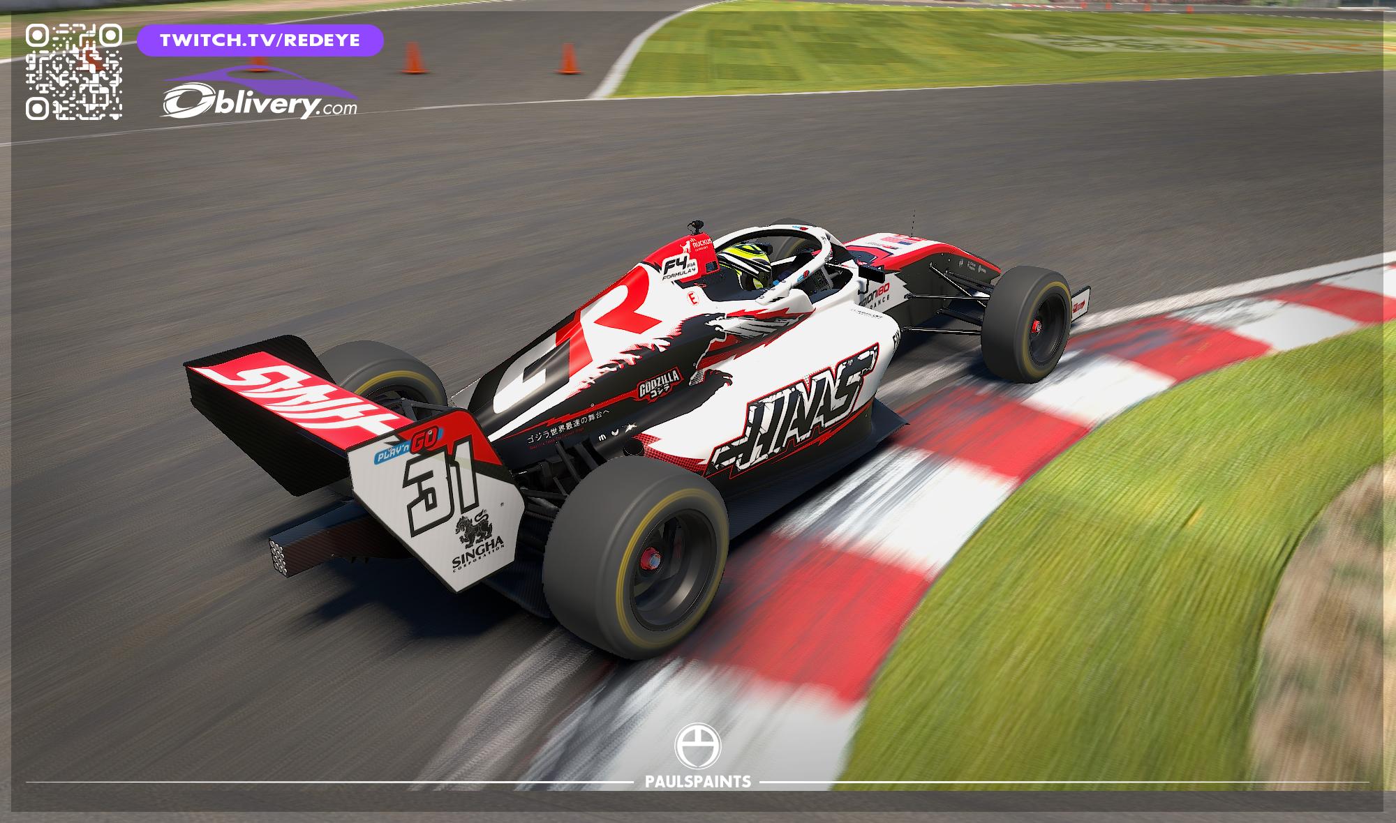 Preview of 2026 Haas Godzilla Japan Special F4 by Paul R Chaloner