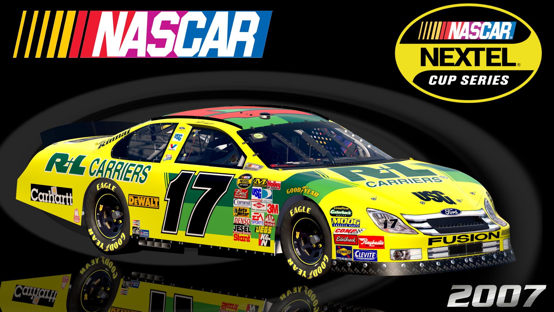 Preview of #17 Matt Kenseth 2007 R&L Carriers Ford Fusion Sim Stamped Number by Christian Budd