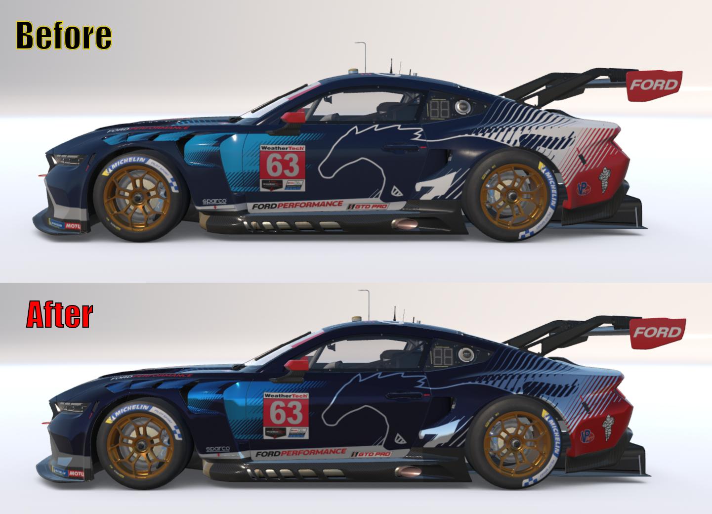 Preview of Ford Mustang GT3 Livery – Metallic Edition by Dave Whitney