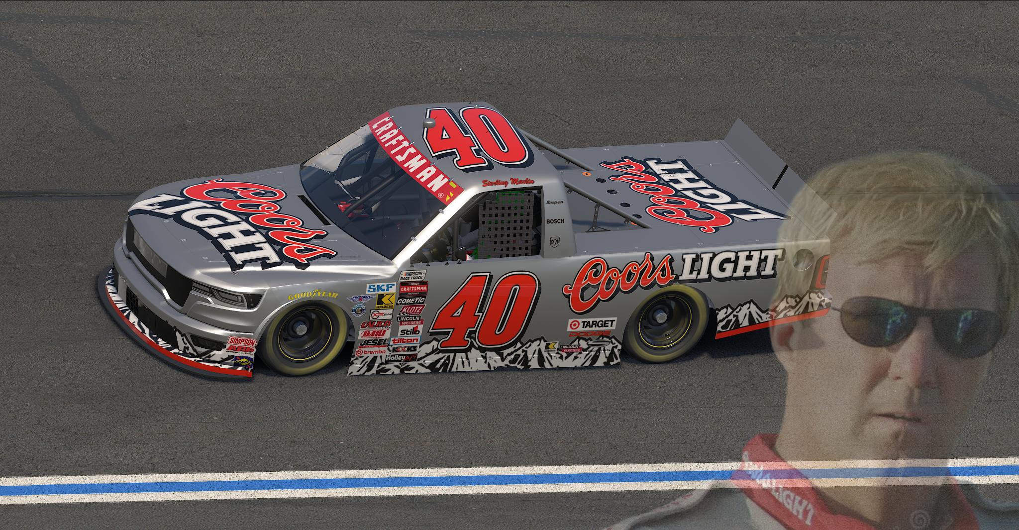 Preview of sterling marlin COORS LIGHT by Jordan Werth