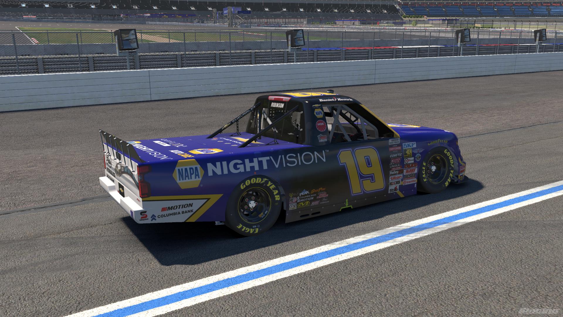 Preview of Daniel Hemric 2026 NAPA Nightvision Scheme (Sim Stamped) by Demarion Robinson