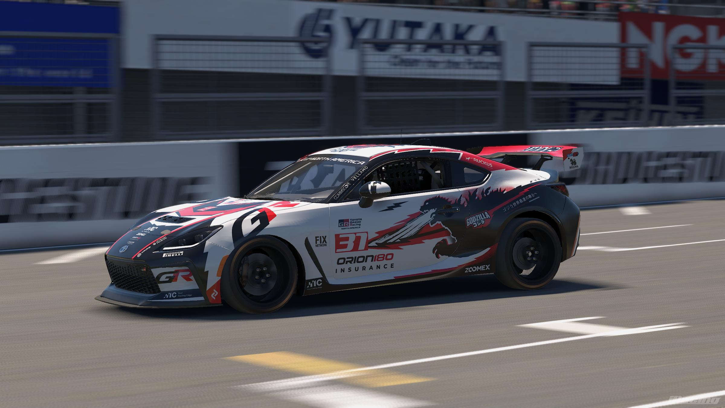 Preview of 2026 Haas Godzilla Japan Special GR86 by Paul R Chaloner