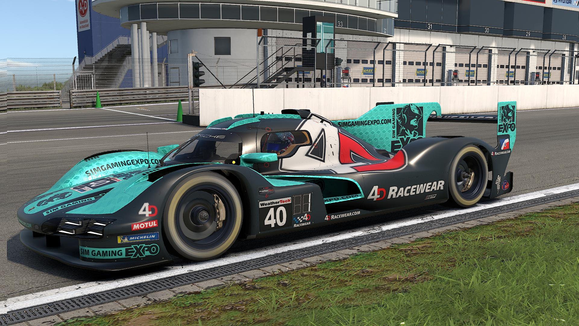 Preview of Sim Gaming Expo 2026 / 4D Racewear Porsche 963 GTP by Jim H.