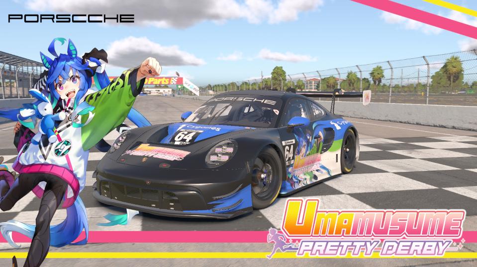 Preview of Umamusume Twin Turbo Porsche 911 GT3 R by Dexter S.