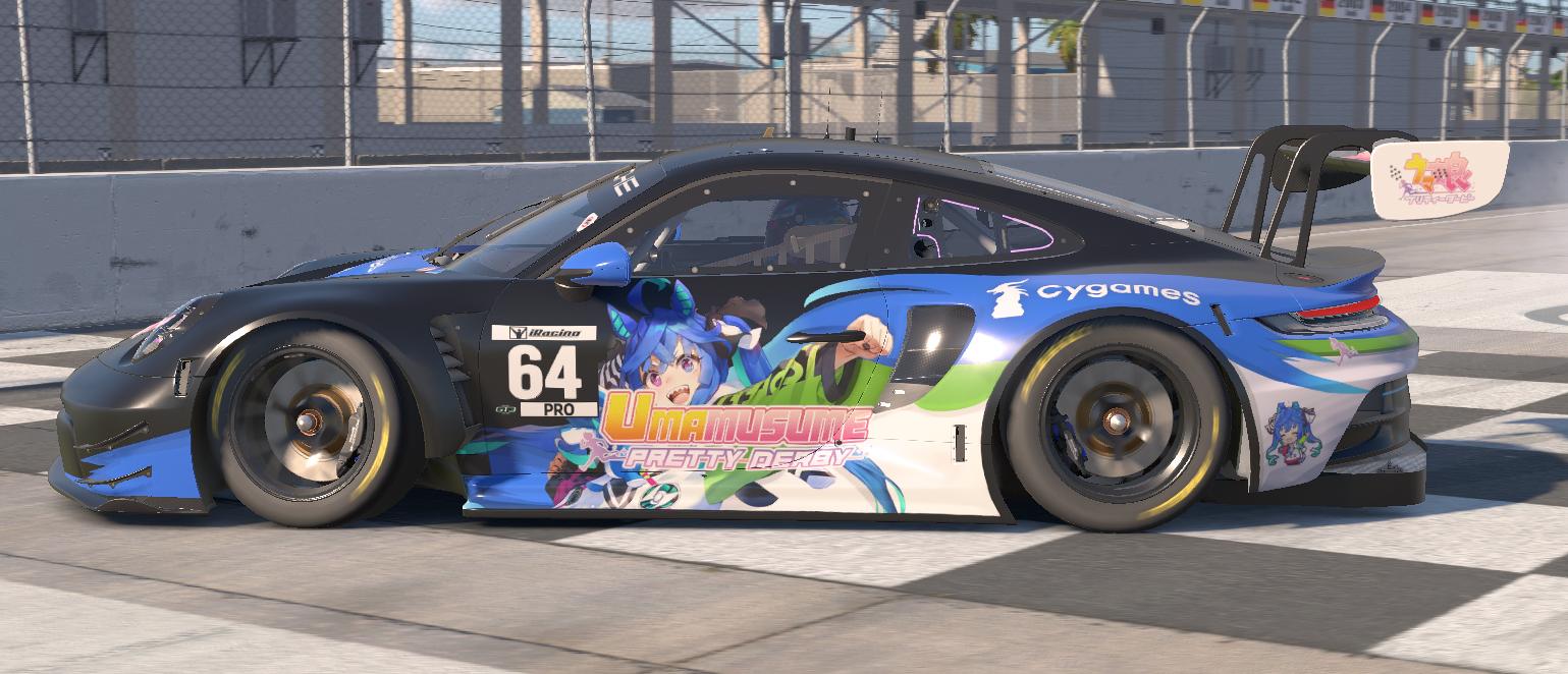 Preview of Umamusume Twin Turbo Porsche 911 GT3 R by Dexter S.