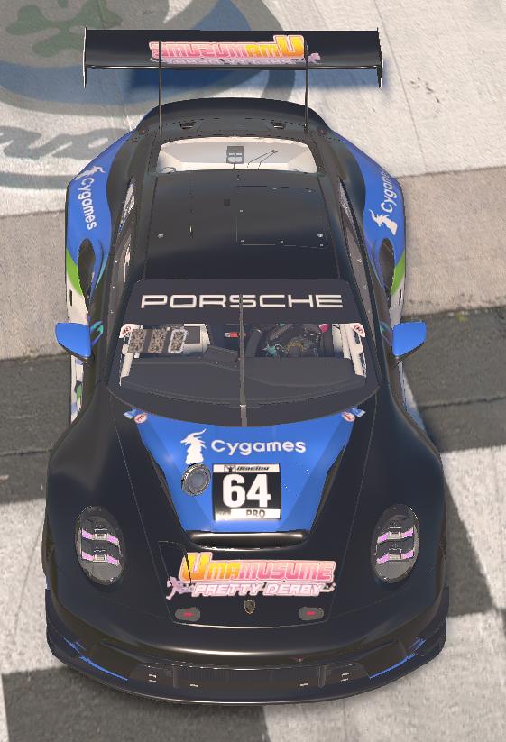 Preview of Umamusume Twin Turbo Porsche 911 GT3 R by Dexter S.