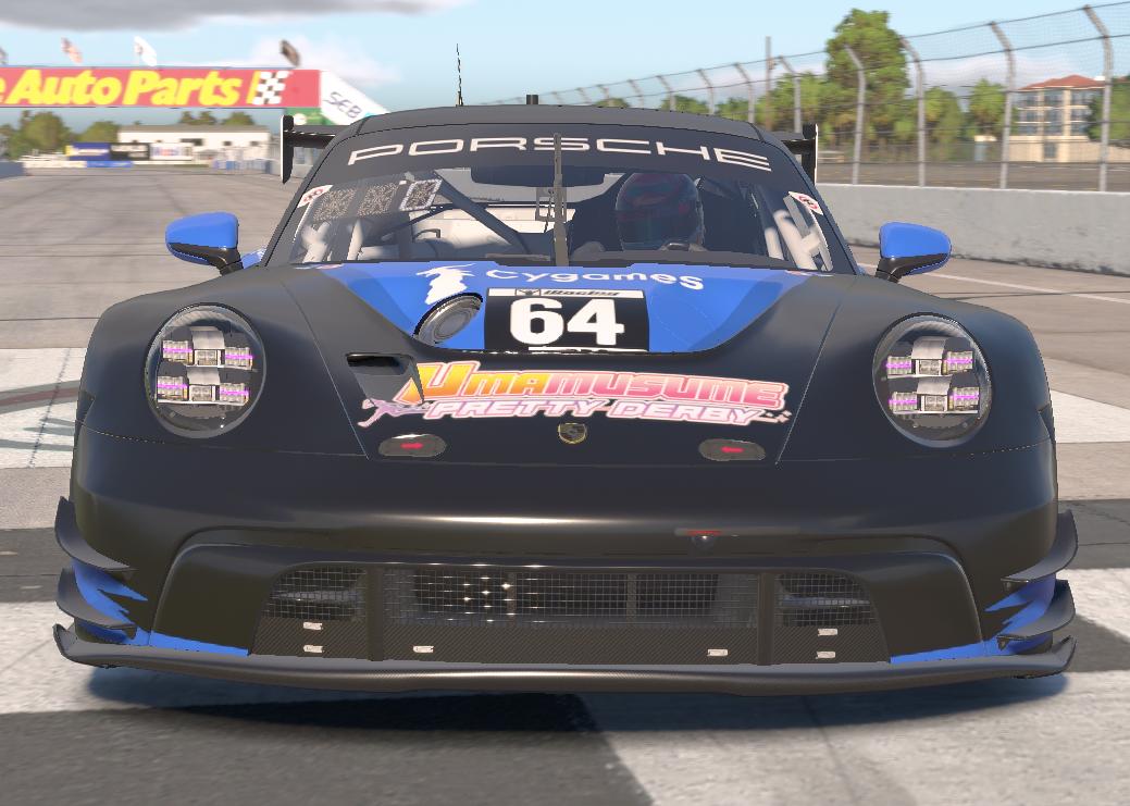 Preview of Umamusume Twin Turbo Porsche 911 GT3 R by Dexter S.