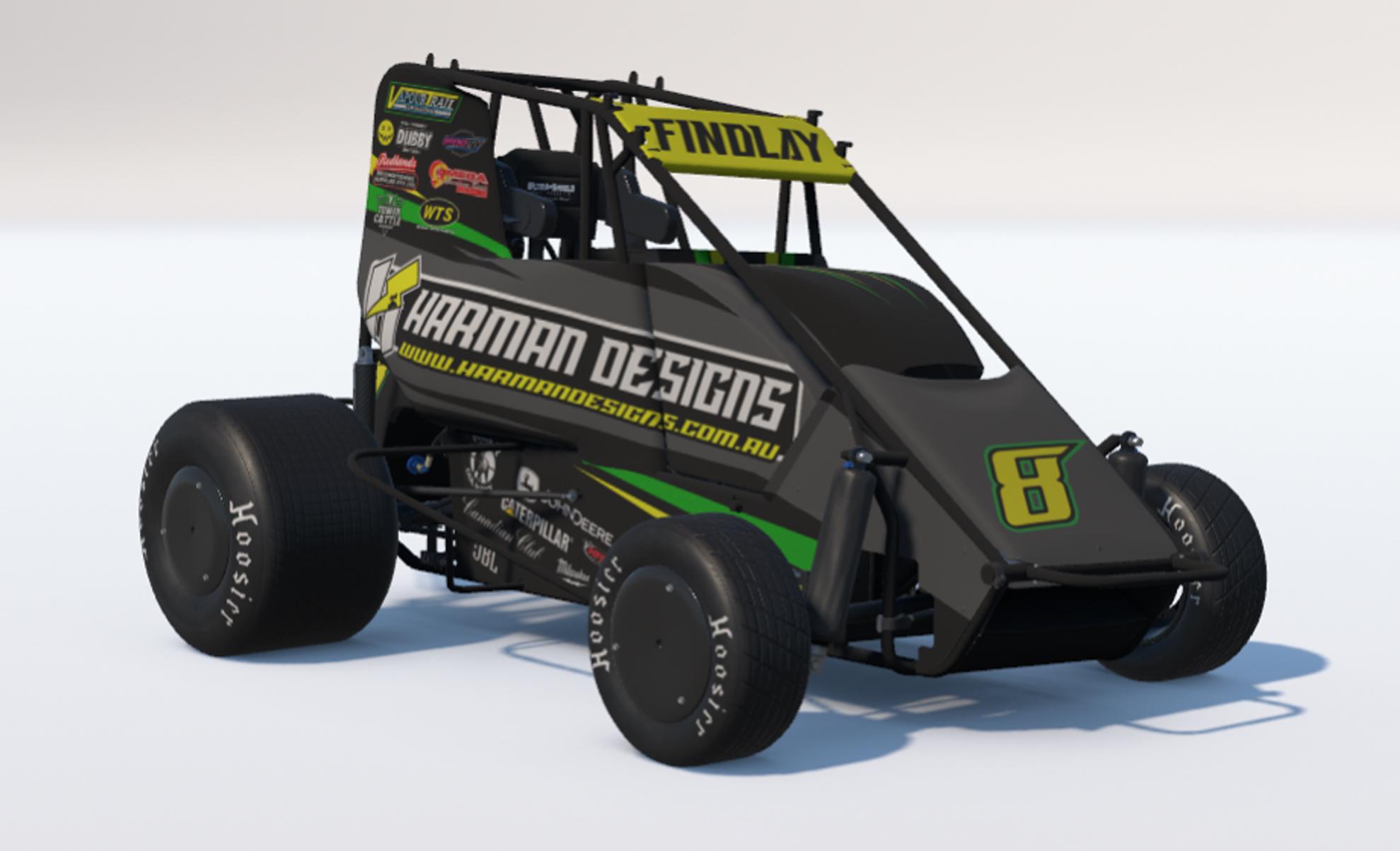 Preview of #8 Craig Findlay  DAG 2024 Team Dirt Non Wing Micro Sprint by Keegan Harman