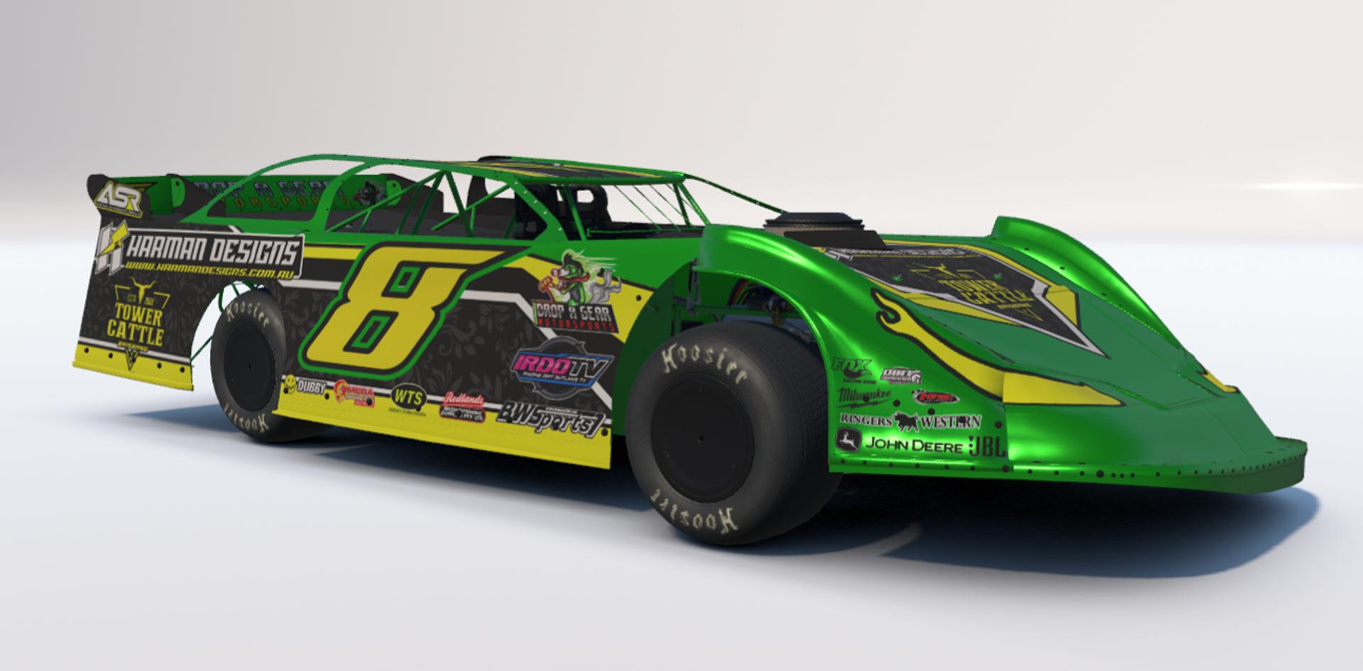 Preview of #8 Craig Findlay   Dirt Late Model by Keegan Harman