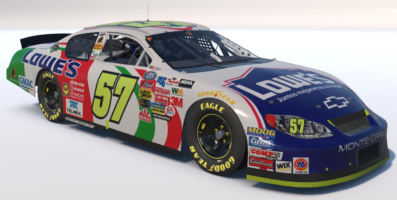 Preview of Adrian Fernandez Lowes Busch Series Car by Billy R Roberts