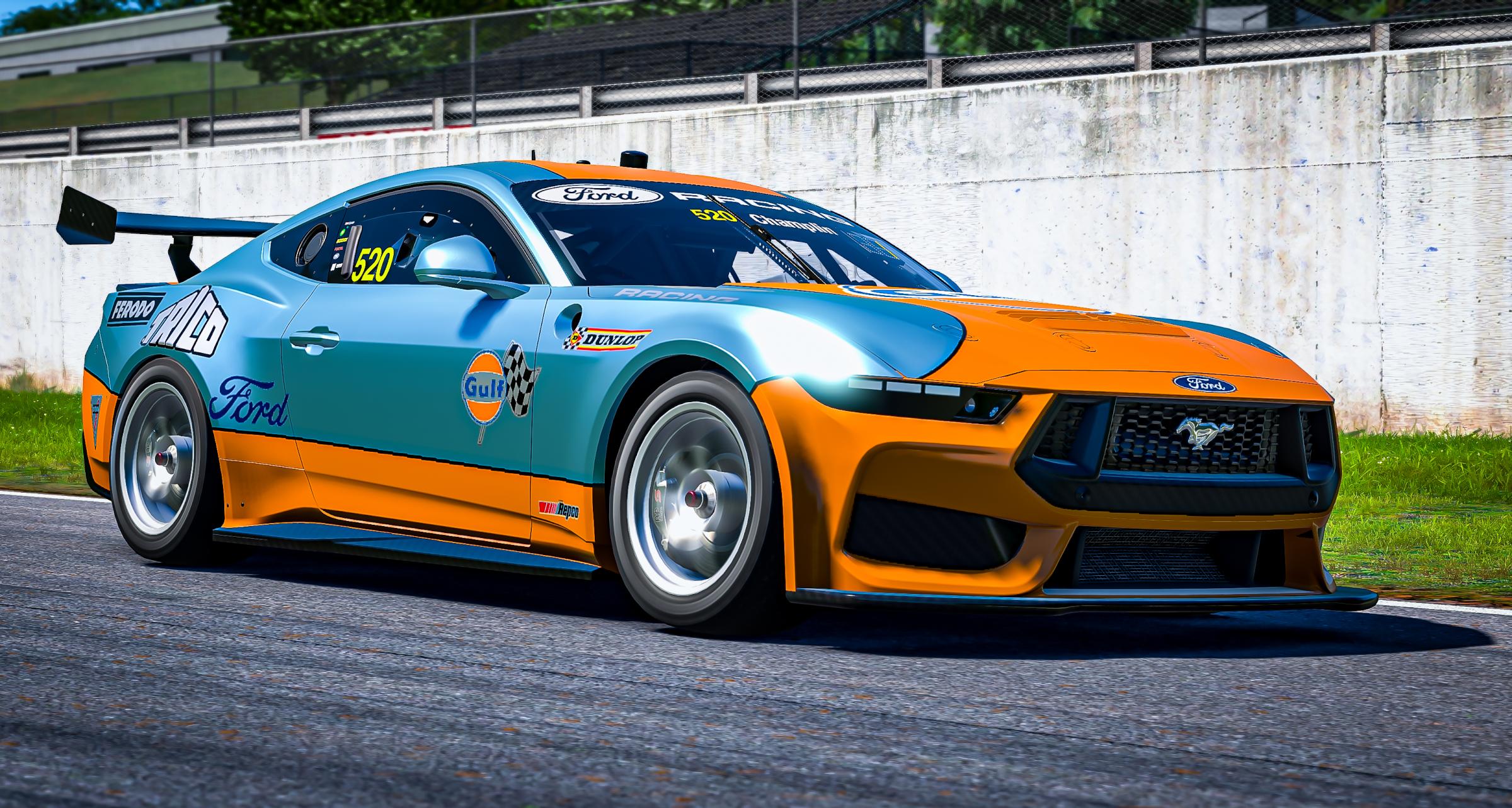 Preview of Gulf Inspired Supercar Mustang by Michael C.