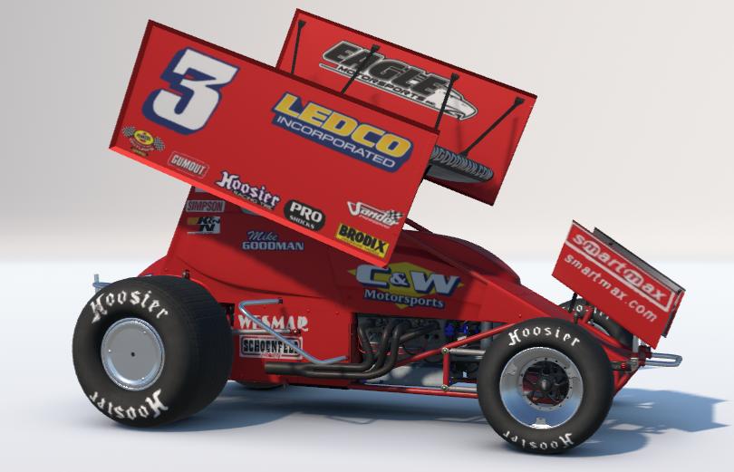 Preview of Mike Goodman 2000 C&W Motorsports Sprint car by Scott D Thomason