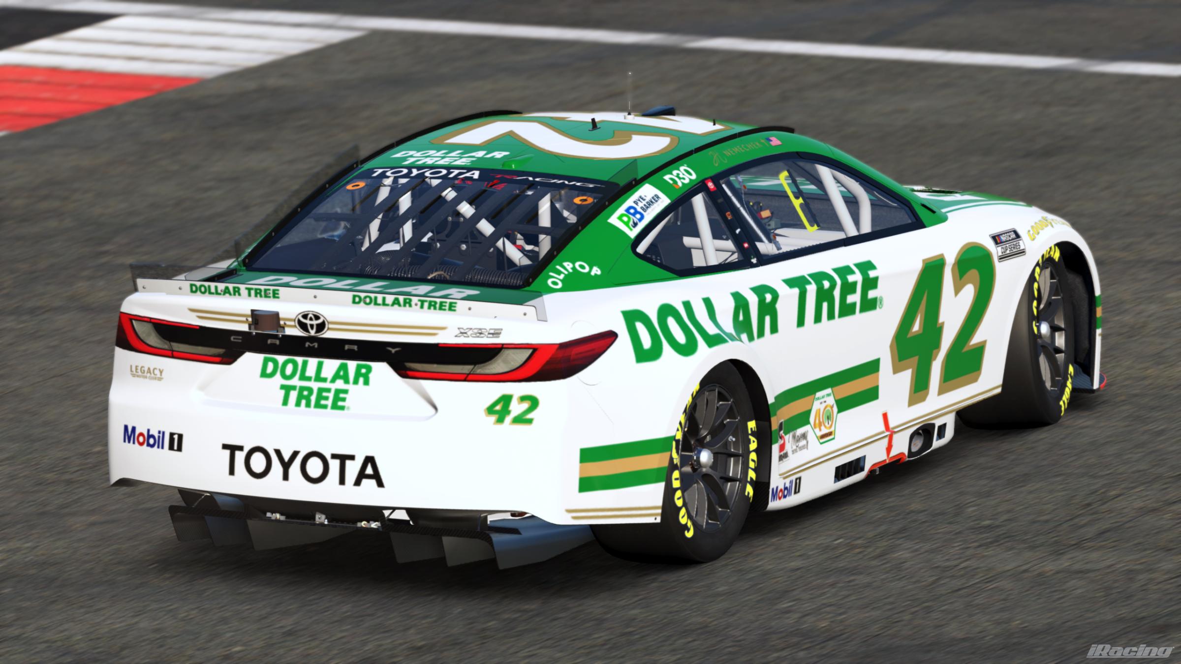 Preview of John Hunter Nemechek 2026 Dollar Tree Inverse (Sim #) by Gary P.