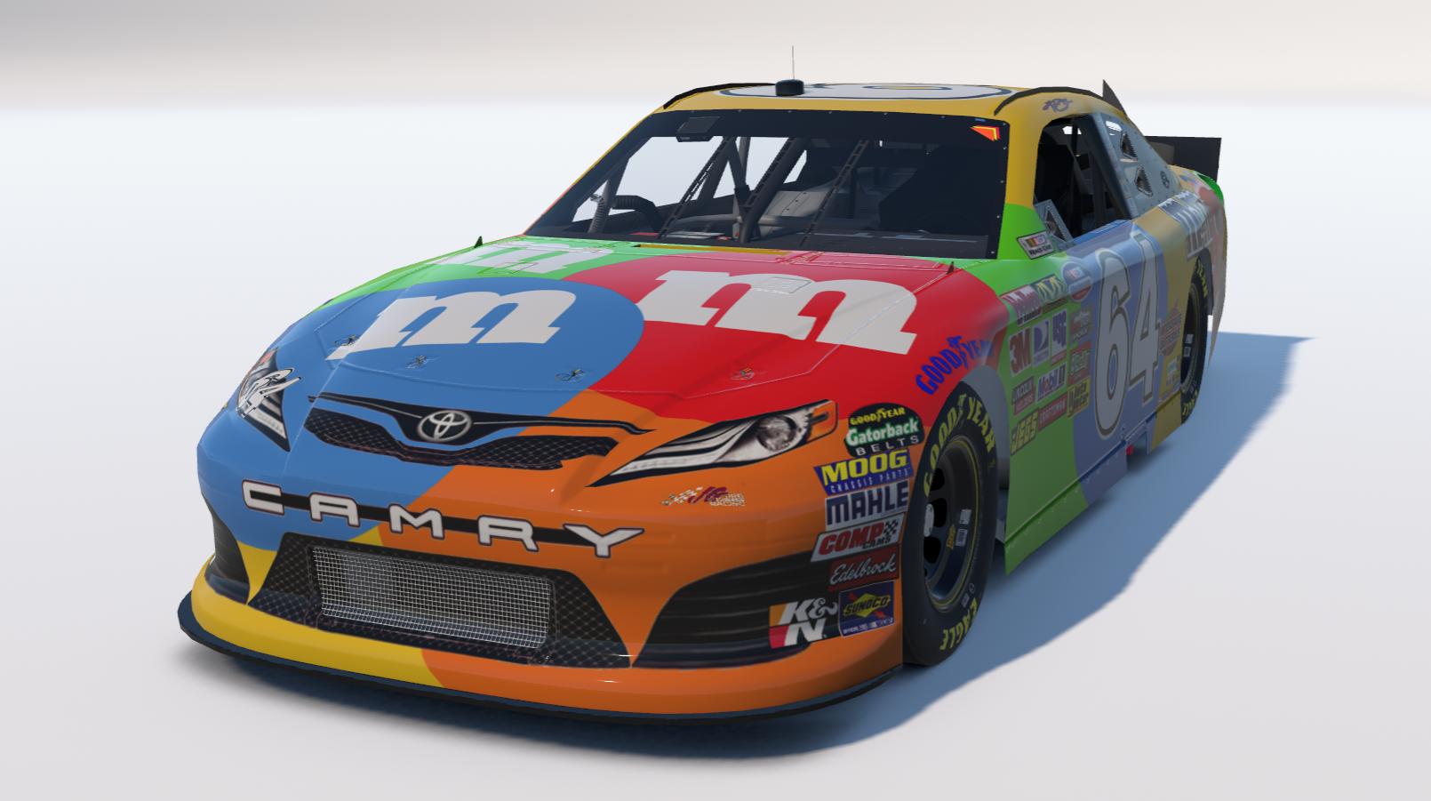 Preview of Kyle Busch 2017 M&Ms COT Toyota Camry by Logan Martini