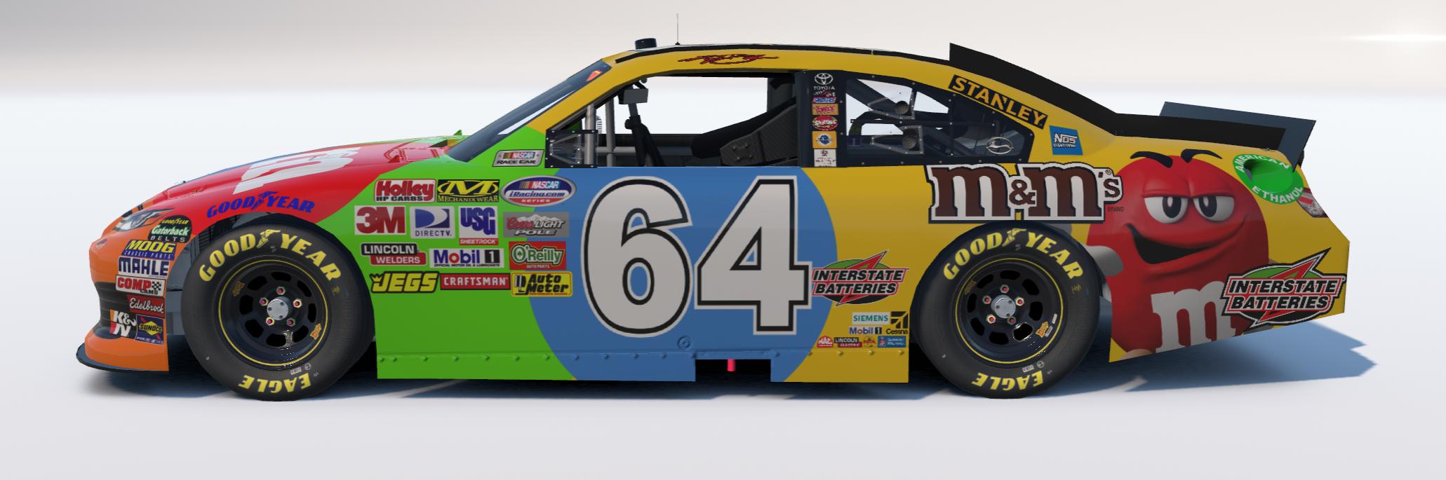 Preview of Kyle Busch 2017 M&Ms COT Toyota Camry by Logan Martini