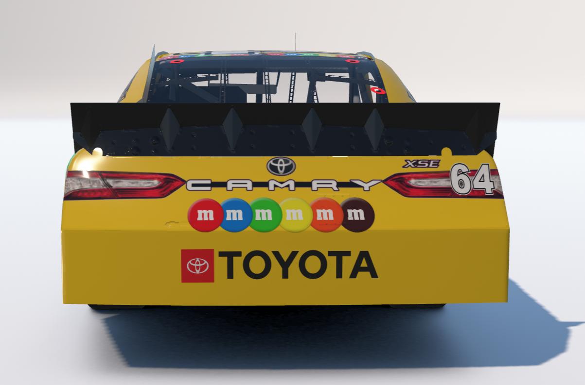Preview of Kyle Busch 2017 M&Ms COT Toyota Camry by Logan Martini