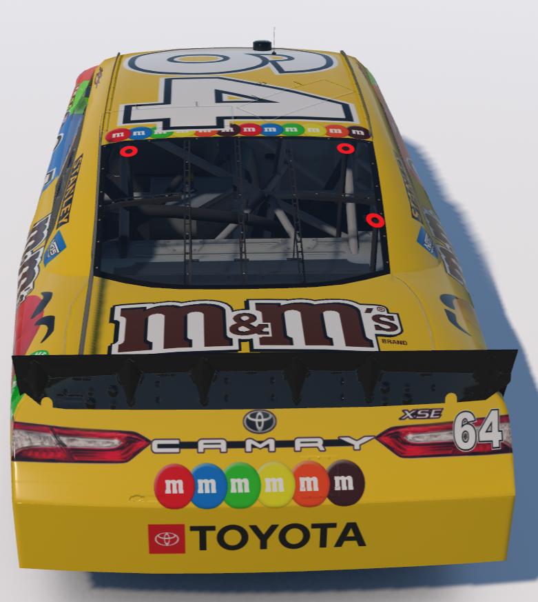 Preview of Kyle Busch 2017 M&Ms COT Toyota Camry by Logan Martini