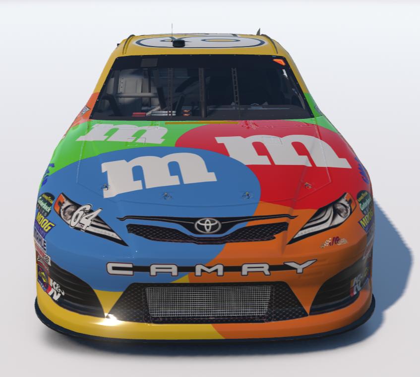 Preview of Kyle Busch 2017 M&Ms COT Toyota Camry by Logan Martini