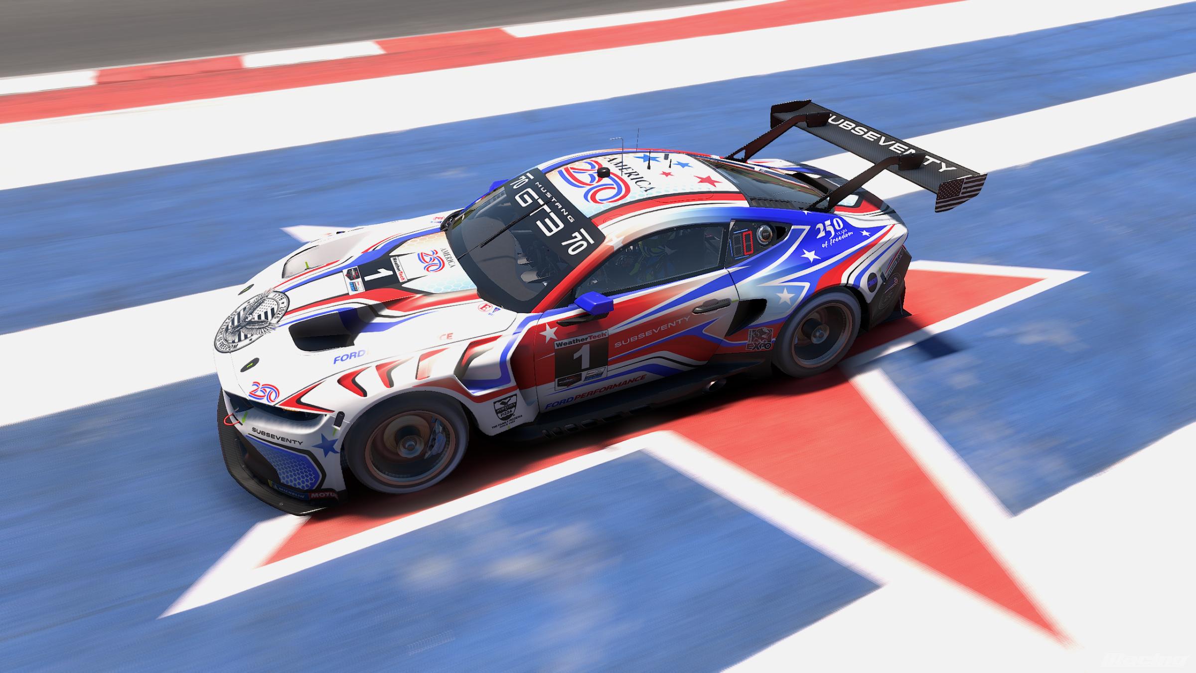 Preview of 2026 Casketman USA 250 Special Edition Mustang GT3 by Paul R Chaloner