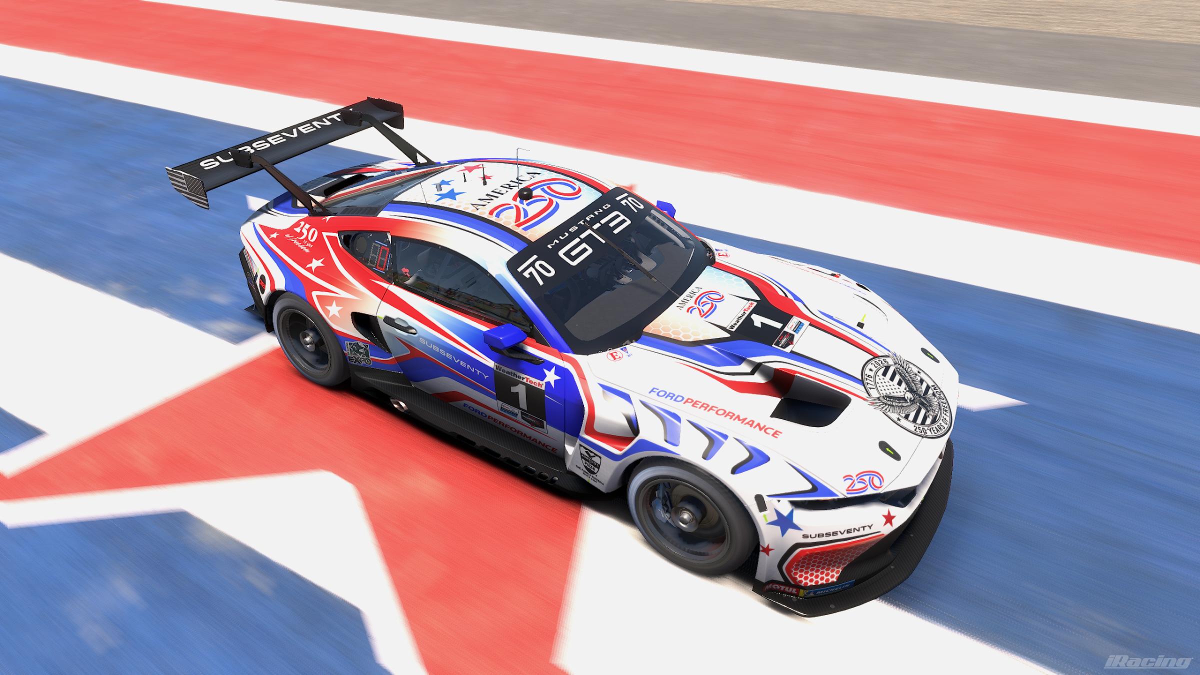 Preview of 2026 Casketman USA 250 Special Edition Mustang GT3 by Paul R Chaloner