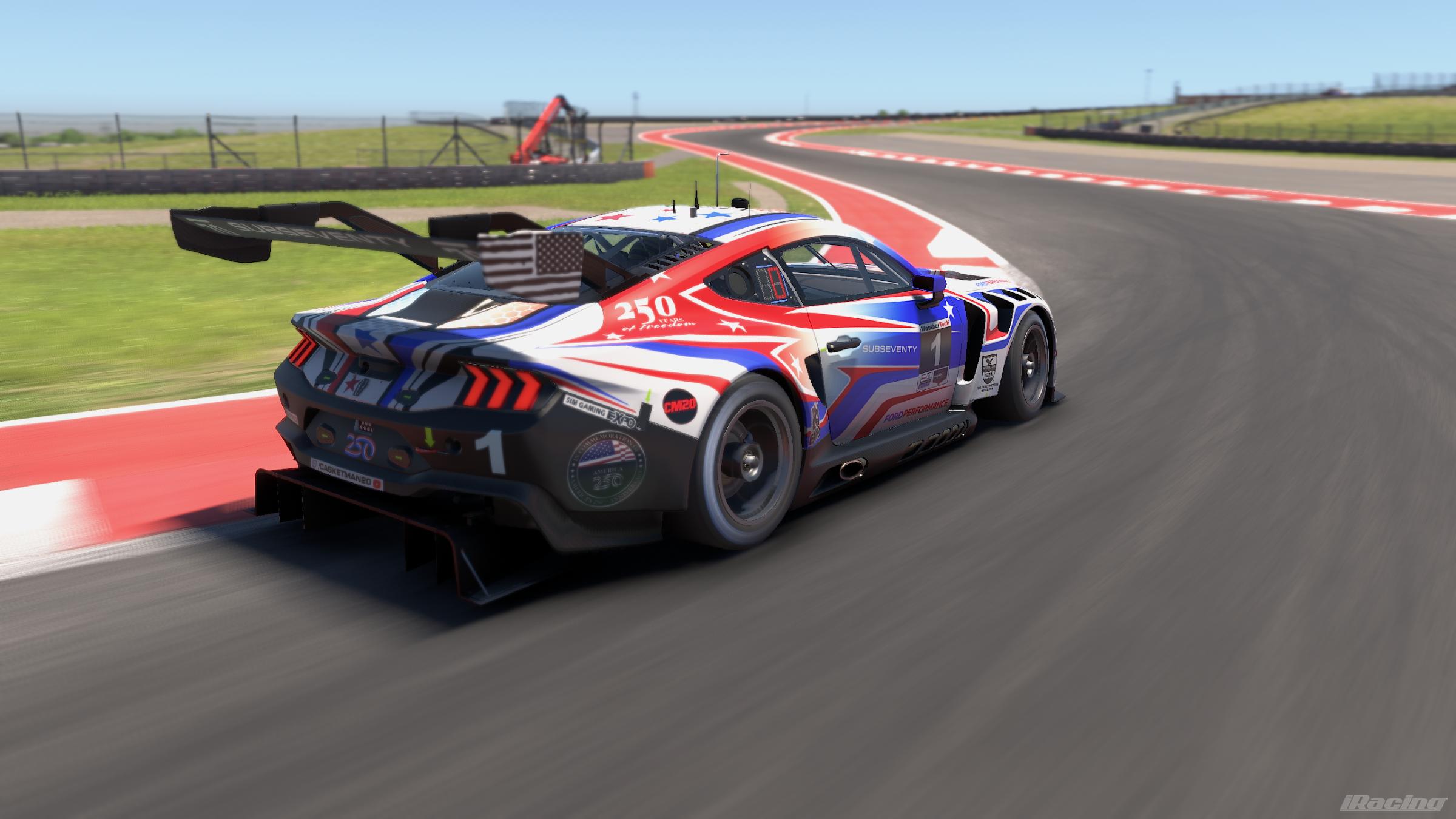 Preview of 2026 Casketman USA 250 Special Edition Mustang GT3 by Paul R Chaloner