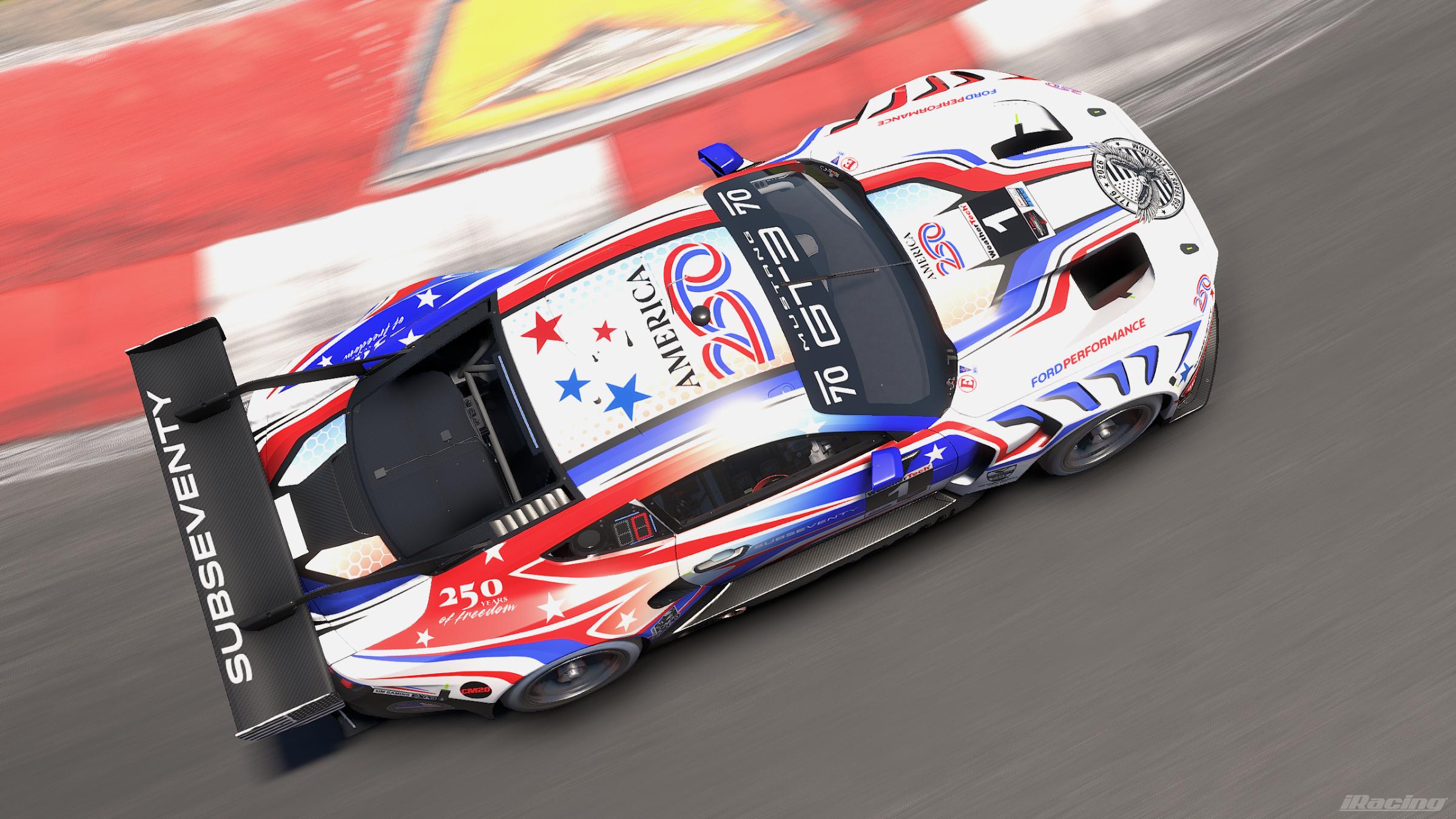 Preview of 2026 Casketman USA 250 Special Edition Mustang GT3 by Paul R Chaloner