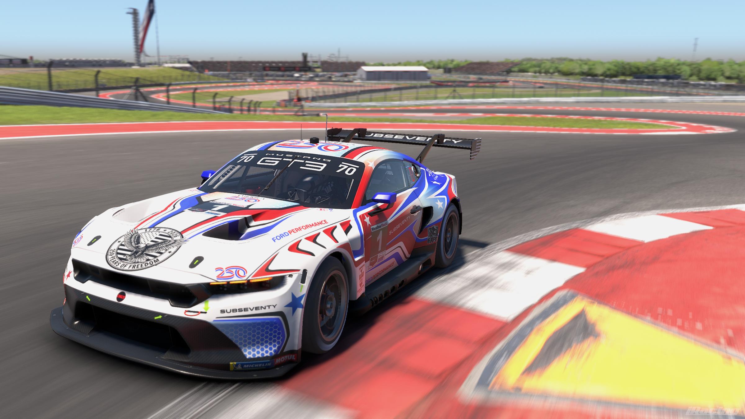 Preview of 2026 Casketman USA 250 Special Edition Mustang GT3 by Paul R Chaloner