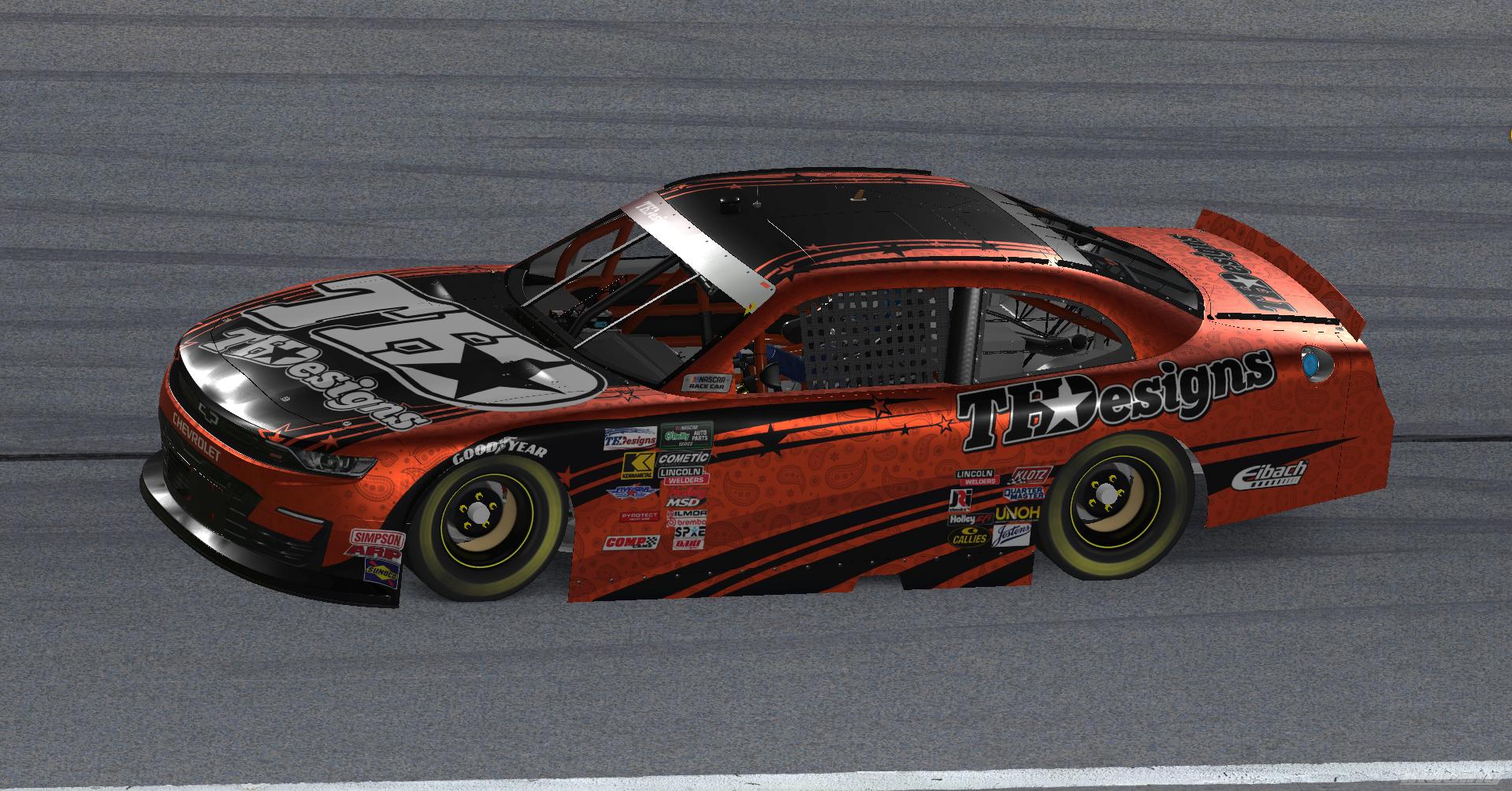 Preview of SimStamp - Christian Herklotz - TH Designs - 2026 NOAPS Nascar OReilly Auto Parts Series by Teejay Handley