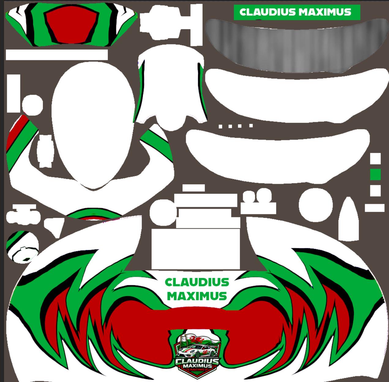Preview of Claudius Maximus Racing Helmet by Todd Schwarz