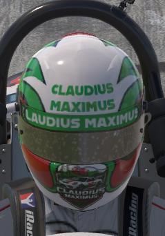 Preview of Claudius Maximus Racing Helmet by Todd Schwarz